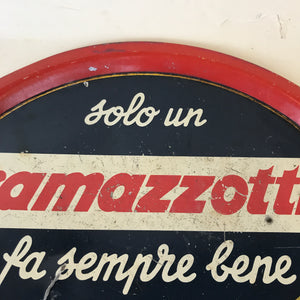 Vassoio Ramazzotti in latta, Anni '50.
