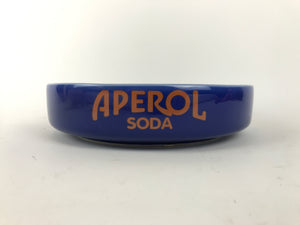 Grande posacenere pubblicitario vintage Aperol Soda, Italia anni '90