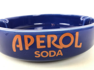 Grande posacenere pubblicitario vintage Aperol Soda, Italia anni '90