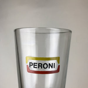 Coppia di bicchieri pubblicitari Birra Peroni, Italia anni '60