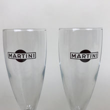 Carica l&#39;immagine nel visualizzatore di Gallery, Coppie Bicchieri calici pubblicitari Martini, anni &#39;70