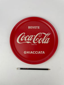 Vassoio in plastica Coca-Cola, Italia fine anni '60.